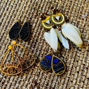 Goldtone Drop Earring Bundle